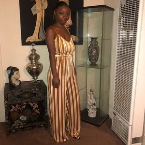 Striped Jumpsuit